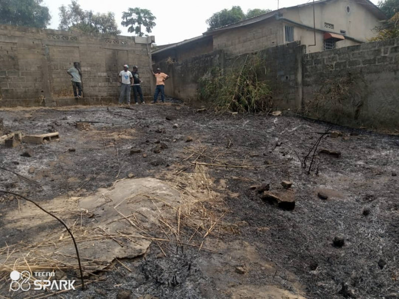 Vente terrain vidé dans la commune de Mont Ngafula côté plateau de professeur