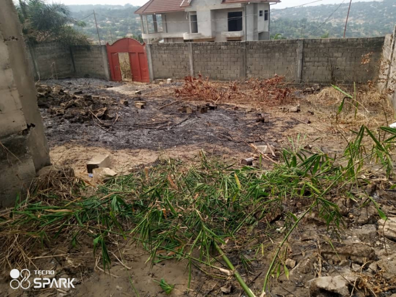 Vente terrain vidé dans la commune de Mont Ngafula côté plateau de professeur